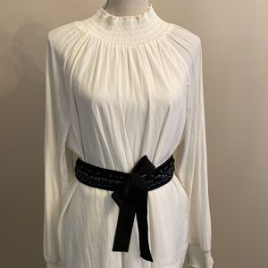 Chico’s silky cream tunic